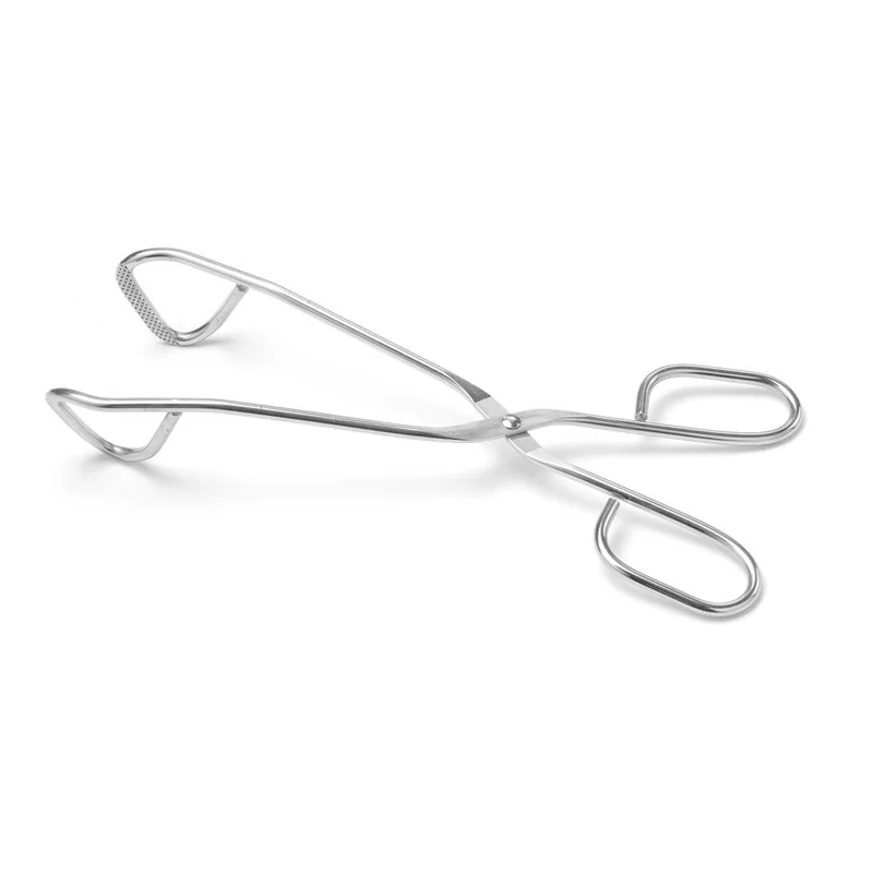 Curved serving tong