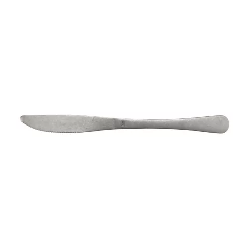 Stresa 18/0 stonewashed couteau de table estampé L222xH2mm