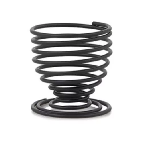 Coquetier spirale noir D45xH50mm