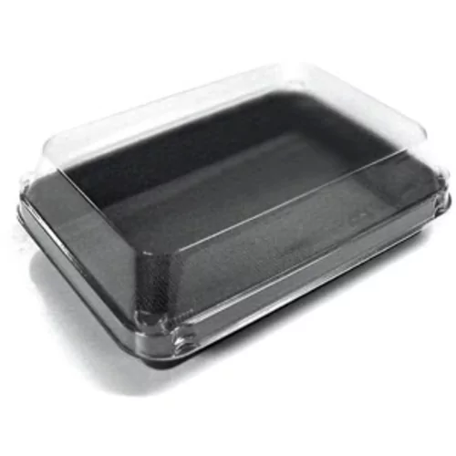 Box sushi noir 185x135x54mm 200p