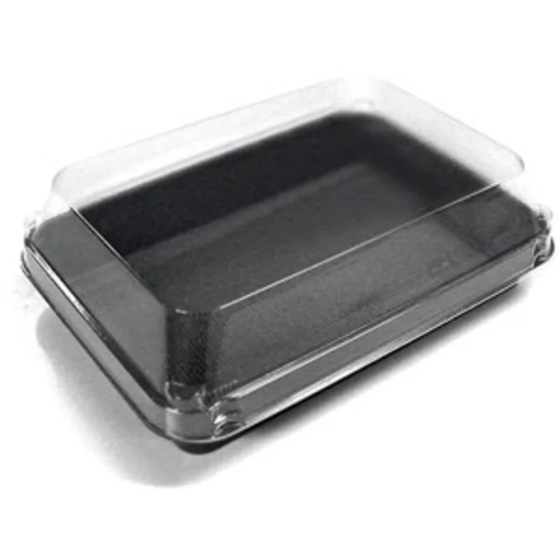 Box sushi noir 185x135x54mm 200p