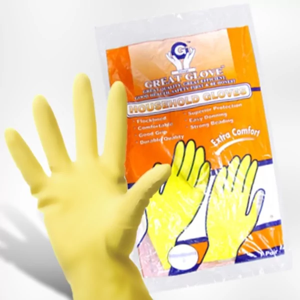 Household gloves, large
