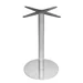 Pied de table rond en acier inoxydable Bolero