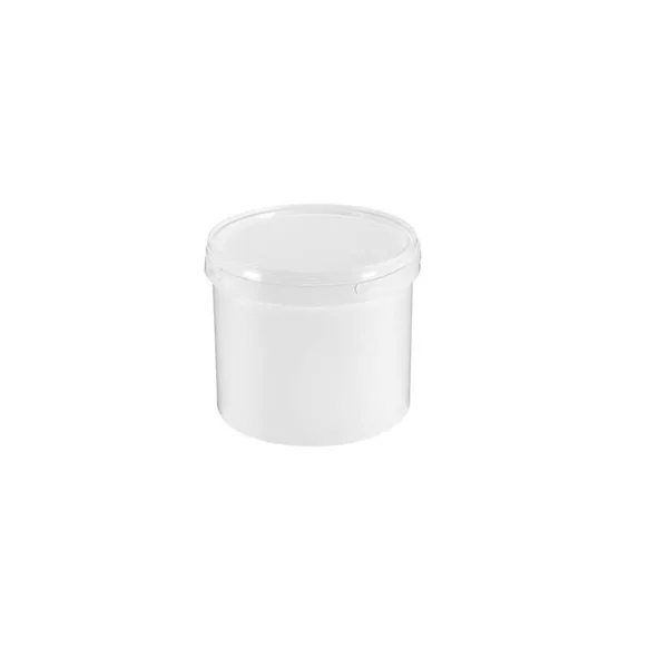 Seau en plastique blanc 20.7l+anse