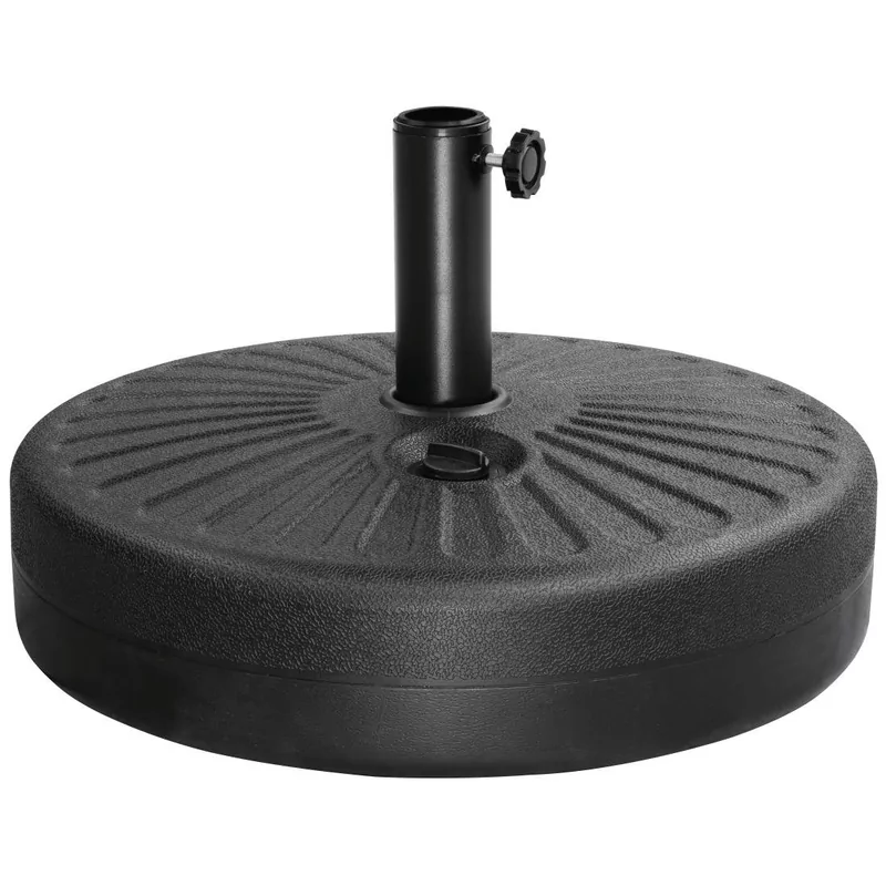 Pied de parasol noir 20L