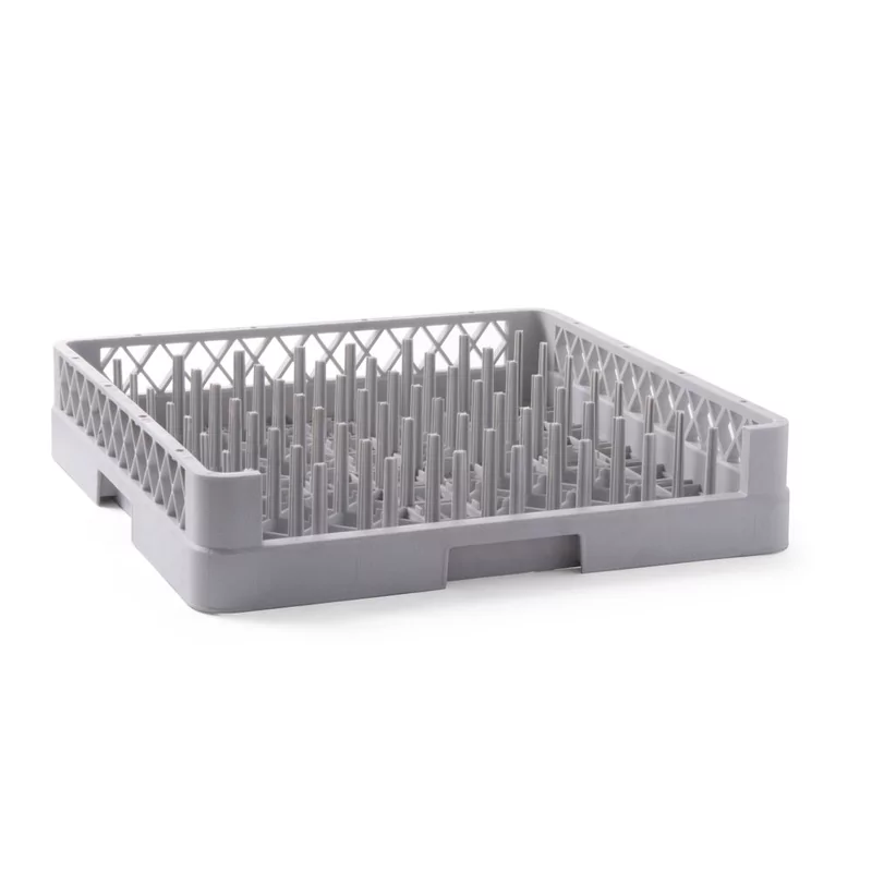 Dishwasher basket for trays