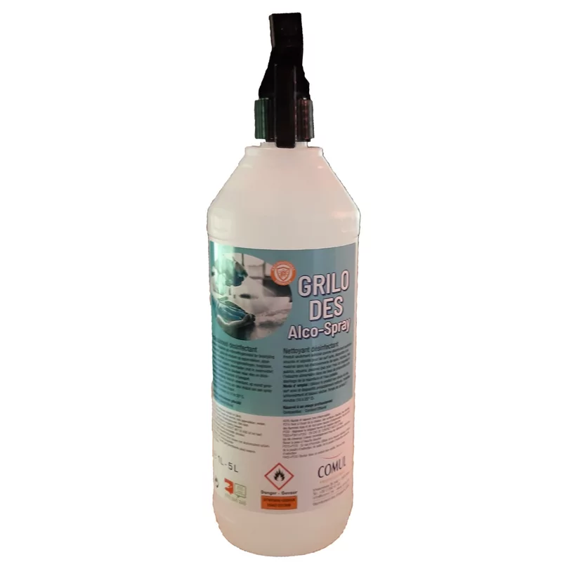 Grilo des alco spray 80% surfaces 1l