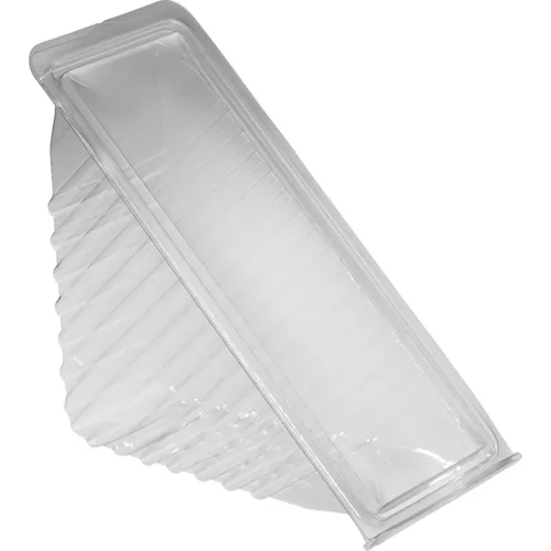 Box sandwich wedge double apet 500p