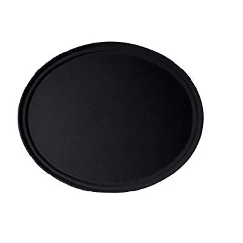 Cambro plateau oval non slip 73.5x60cm  noir