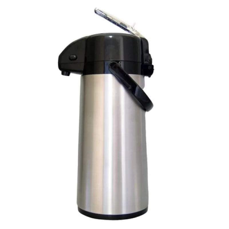 Thermos avec pompe à levier bouteille en verre D160xH384mm 2.2L