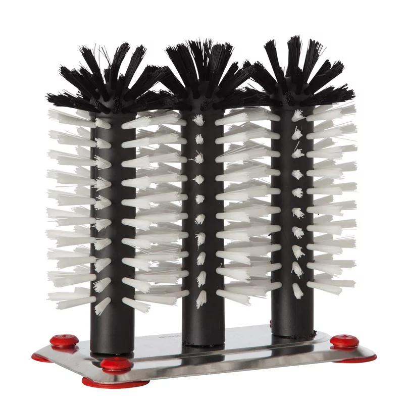 Pin brush 3-tap PVC base