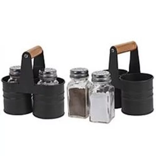 Ménagère poivier et salière 3pcs B130mmxH120mm