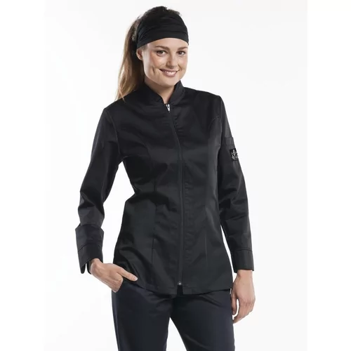 Veste de cuisine femme Chaud Devant Monza noire L