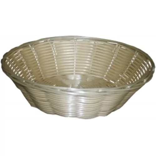 Corbeille à pain poly-rotin ronde Ø220xH70mm