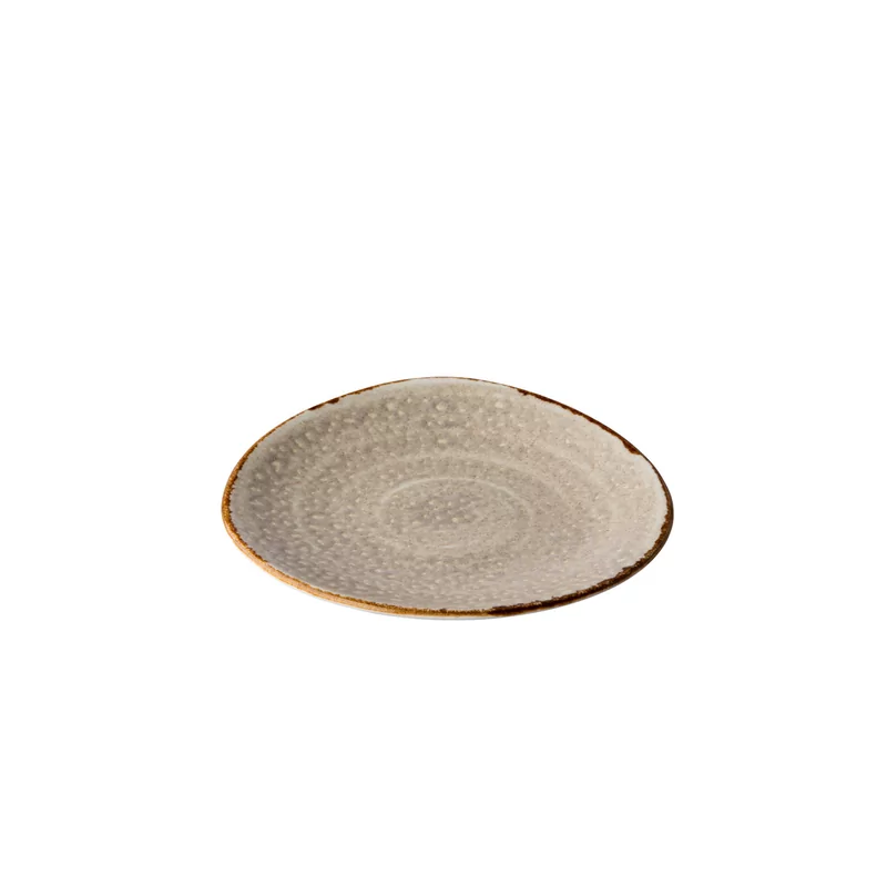 Jersey plate triangle grey 17 cm