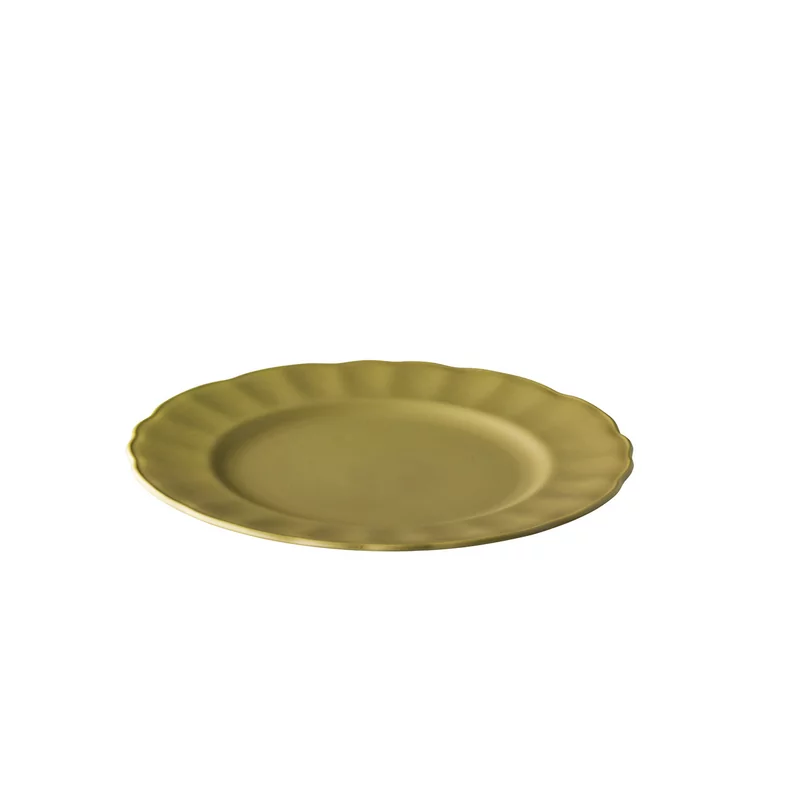 Blossom plate green 28 cm