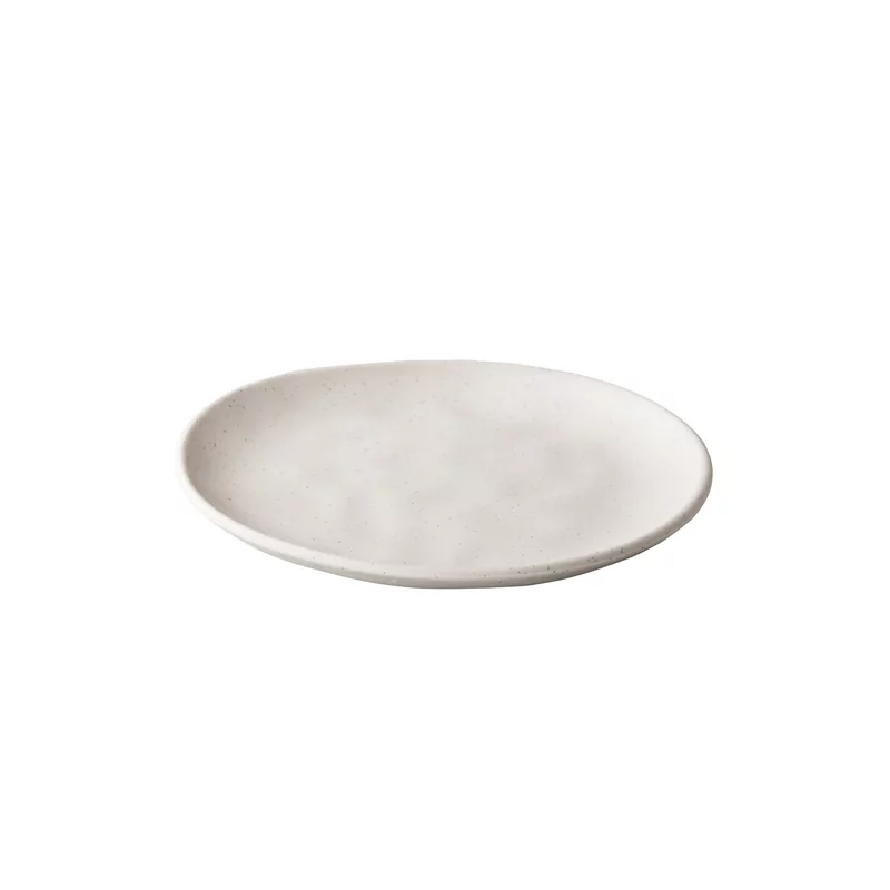 Pebble Cream organisch bord 23 cm