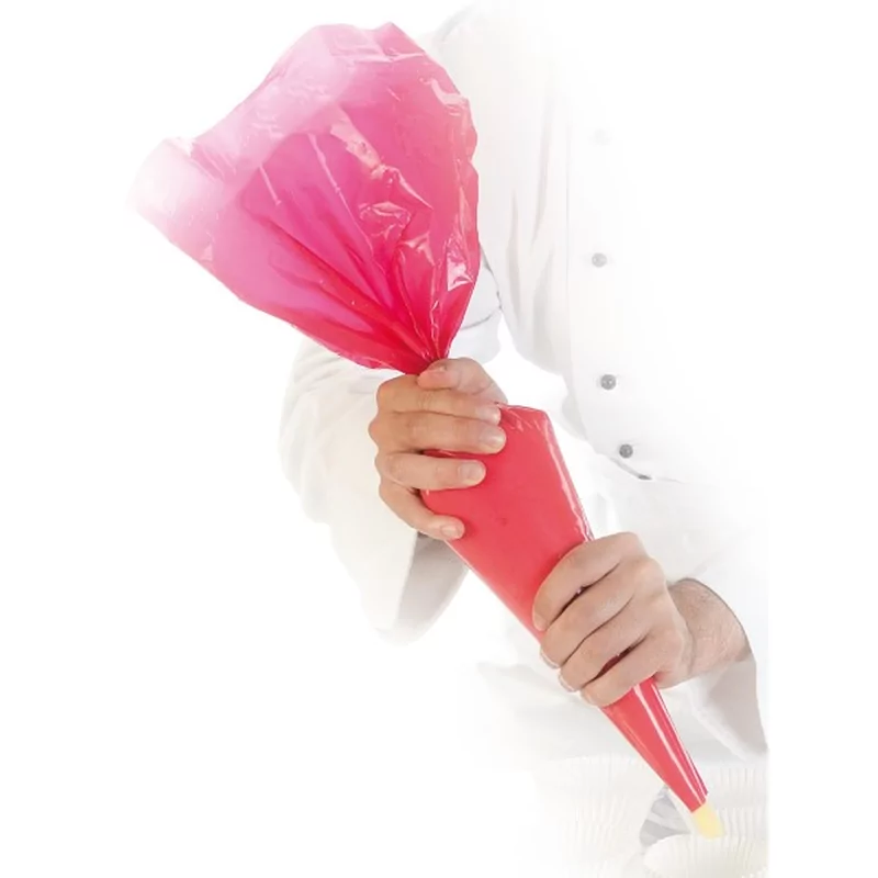 Poches à douilles en rouleau plastic Red Hot 74 pcs 28x59cm 2.55L