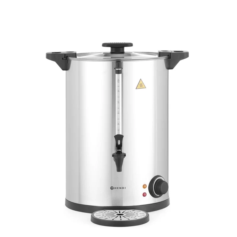 Hot drinks boiler double-walled