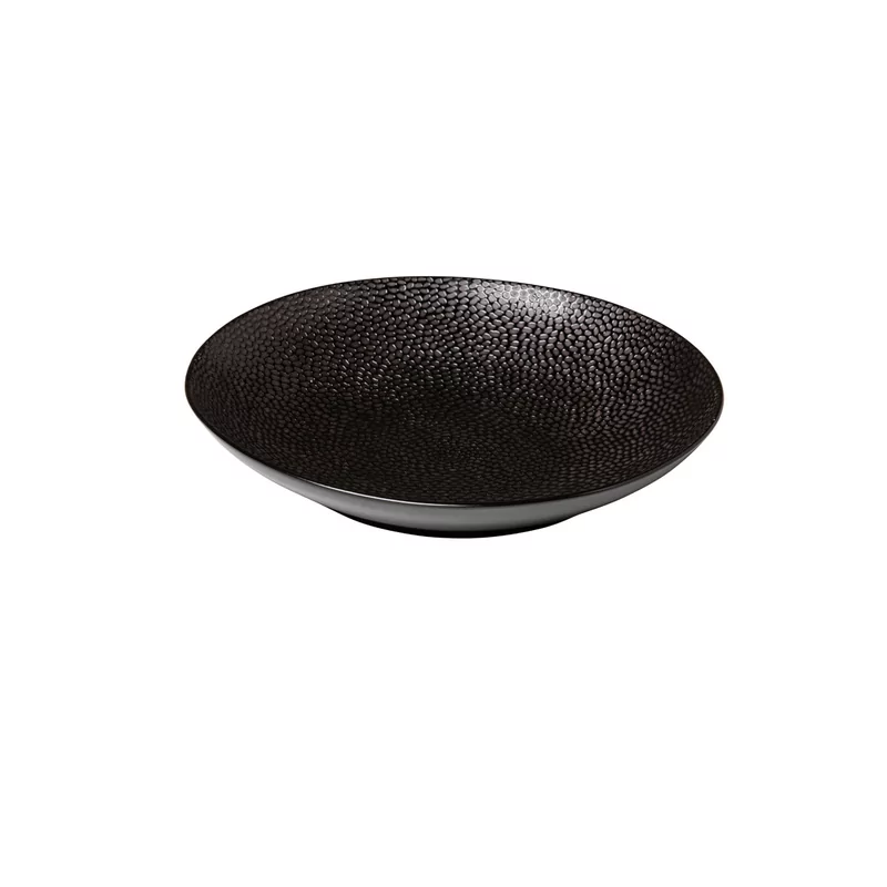 Coupe pasta plate Honeycomb Black 25,5 cm