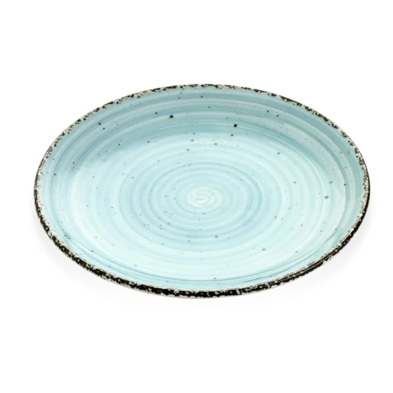 Gural Ent bleu assiette plate D150mm