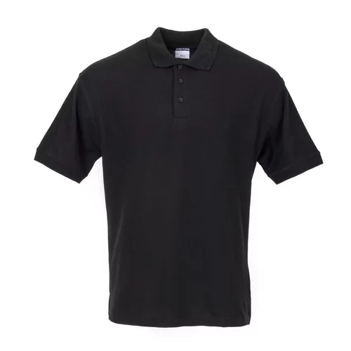 Polo mixte noir XL