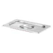 Couvercle pour bacs GN avec bord en silicone