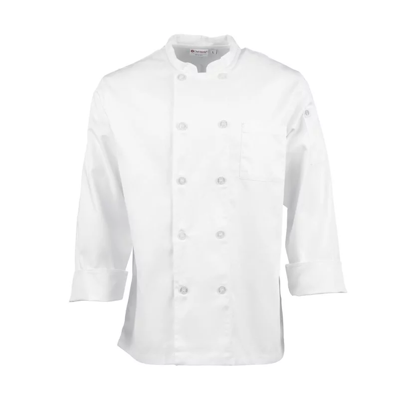 Veste de cuisine mixte Le Mans Chef Works blanche L