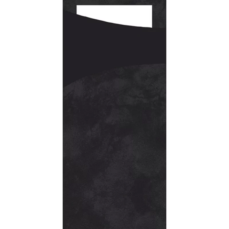 Sachetto noir+serviette blanche 500p