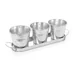 Display – 3 buckets with a tray