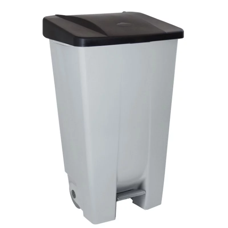 Vuilbak verrijdbaar met pedaal L510xB430xH880mm 120L