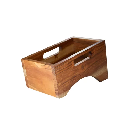 Cutlery tray S 1 compartment mangowood 28.5 x 16.5 x 15 cm