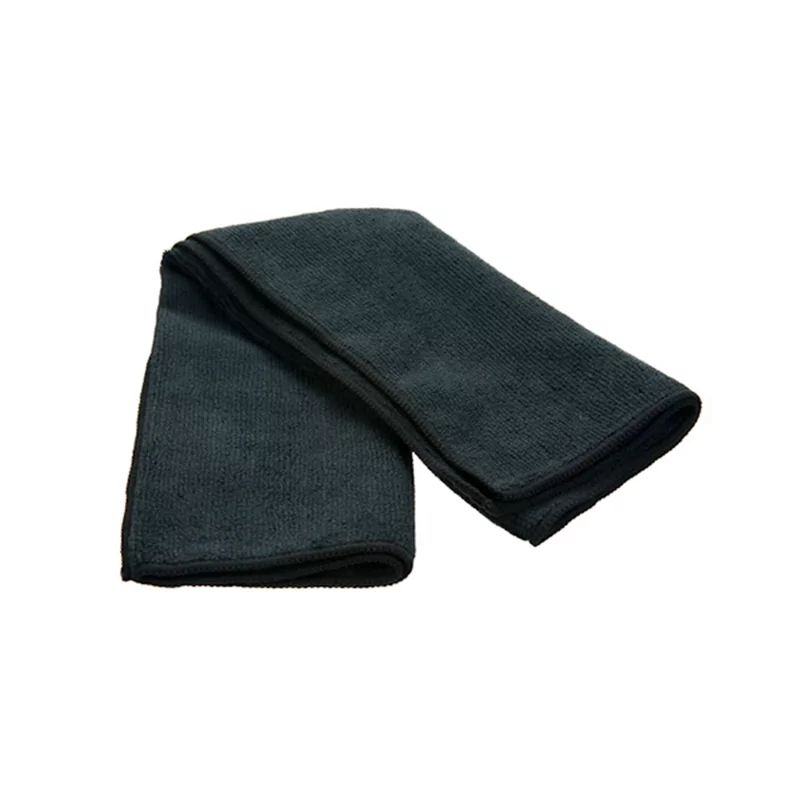 Chiffon microfibre tricot soft noir