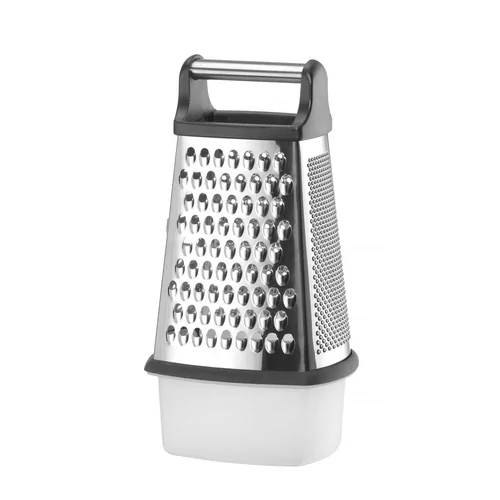Grater 4-sided with container