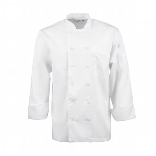 Veste de cuisine mixte blanche Ã  manches longues Chef Works Calgary Cool Vent XXL