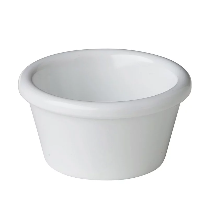 Ramekin with rib white 70 ml