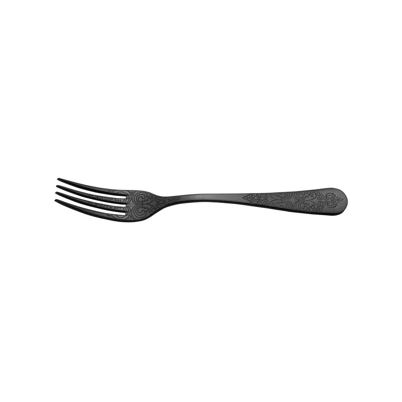 Antique Gun Metal Black Table Fork 20,3cm