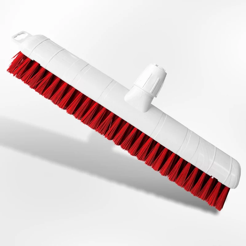 Soft brush 60 cm HACCP red bristles