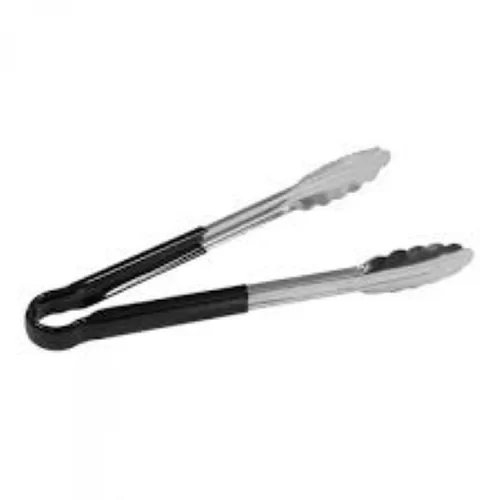 Pince à servir manche silicone 250xB40mm noir
