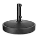 Pied de parasol en bÃ©ton noir Bolero avec adaptateur 48/38mm