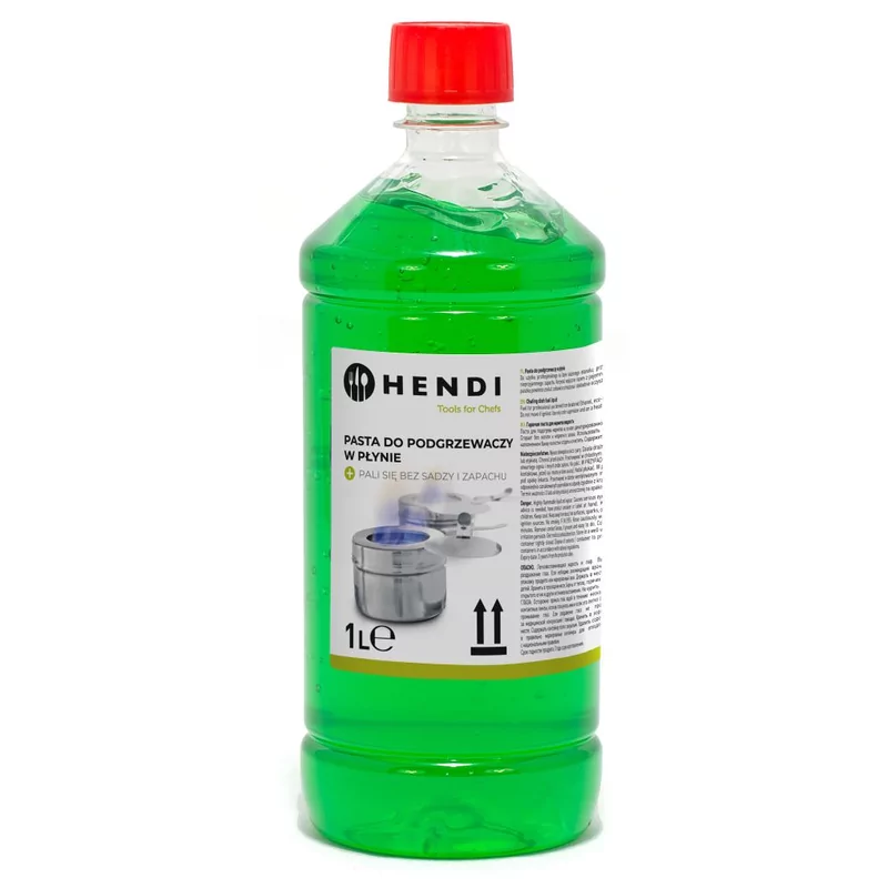 Chafing dish brandpasta fles