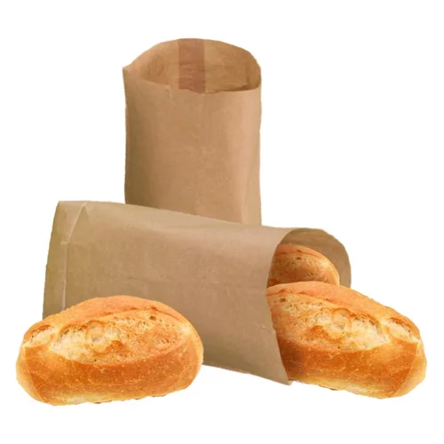 Sachet petit pains 22x31.5cm brun kr.10k