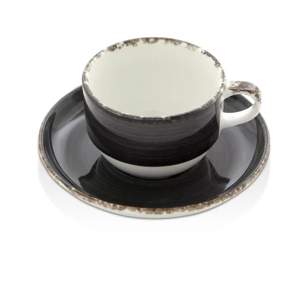 Gural Ent antracite tasse et soustasse 170ml