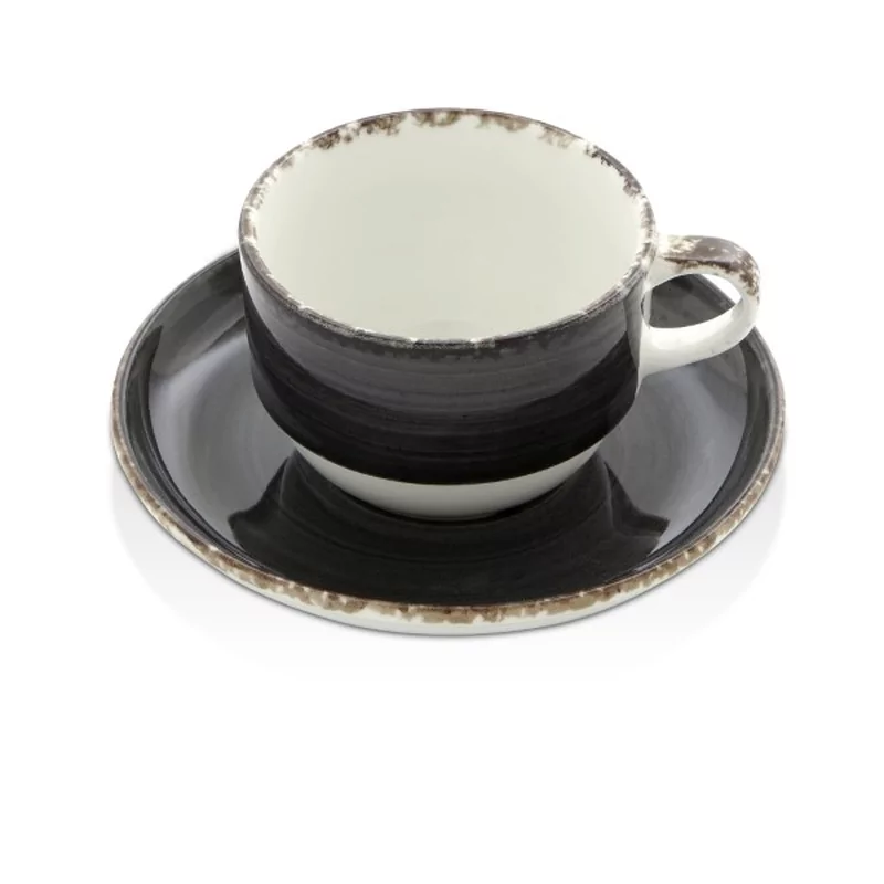 Gural Ent antracite tasse et soustasse 170ml