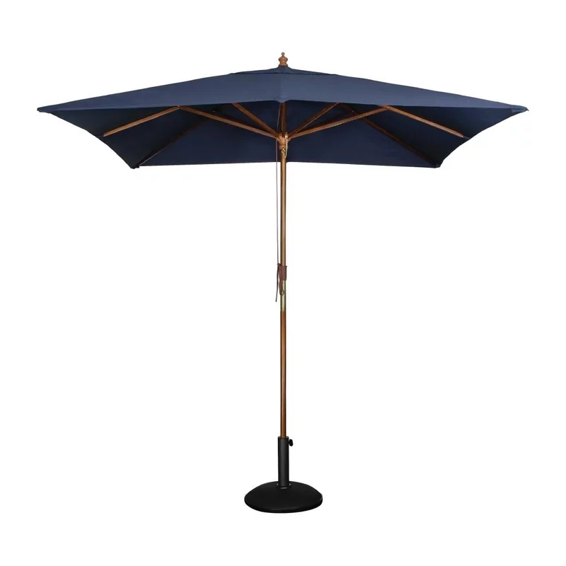 Parasol carrÃ© Bolero 2,5m bleu marine