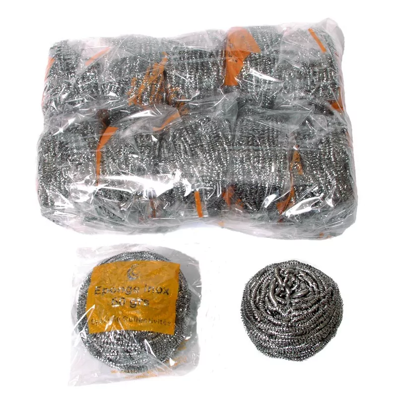 Eponge spiro inox 60gr 10p