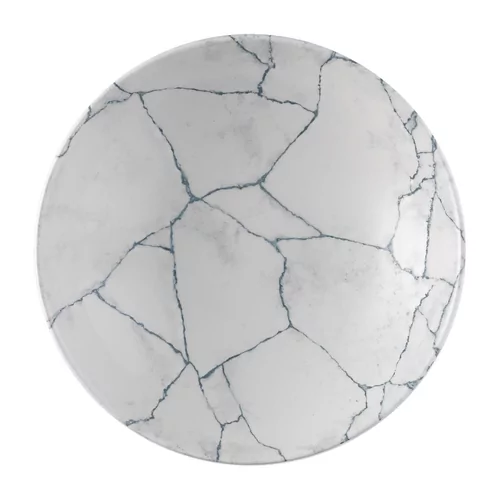 Assiettes coupes rondes Churchill Studio Prints Kintsugi Pearl Evolve Grey 182mm (Lot de 12)