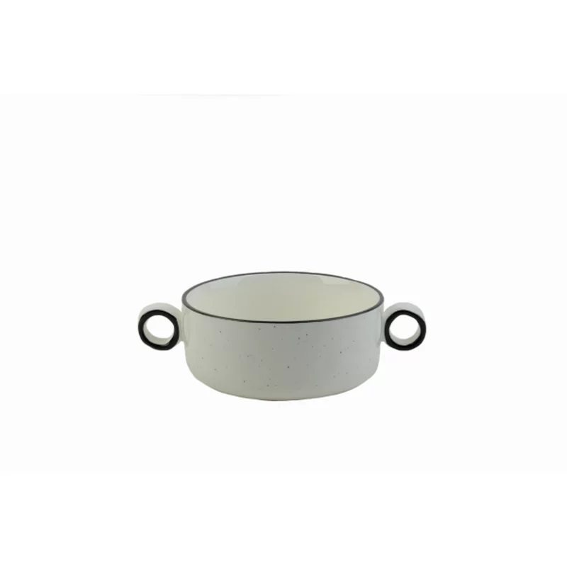Black Pepper bowl met oren D120(D175)xH48mm 350ml