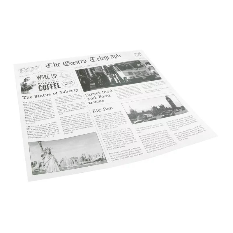 Sier Dispsoabels Vetvrij papier 300 x 300mm (doos 300)