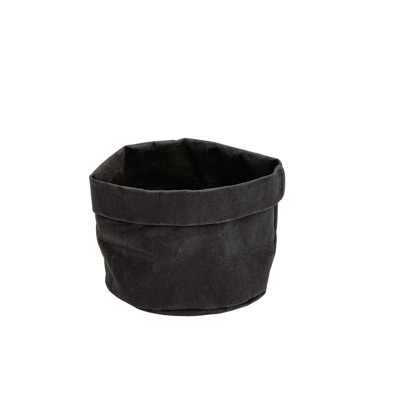 Bread basket paper washable black 13 x 13 x 15